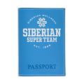 Coperta pașaportului Siberian Super Team (culoare: albastru deschis)